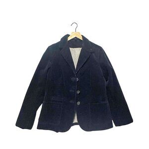 Gap Women's Corduroy Blazer, Dark Navy, Size 12, Y2K, Vintage